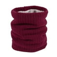 thumbnail image 2 of Duoif Neck Warmer, Winter Scarf Men Women Warm Knitted Scarves Wool Thick Scarf Men Red2, 2 of 4