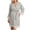 P-455 Gray, variant on Gray Maternity Tie Knot Basic Robes for Ladies Short 3/4 Sleeve Vneck Lace Long Dress Pajamas Night Gowns Robes Robes Juniors 2026 Soft Comfy Clothes Trendy L