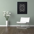 thumbnail image 4 of Trademark Fine Art "Black & White Pattern" Canvas Art by Color Bakery, Black Matte, Black Frame, 4 of 4