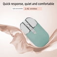 thumbnail image 3 of Mouse, Portable Computer Mouse with Adjustable DPI, 2.4GHz BT5.1 Dual Mode Silent Click Mouse for Girl School Office Cafe Travel, 500mAh Battery, 3 of 7