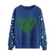 thumbnail image 2 of TaTaai St Patricks Day Sweatshirt Women Shamrock Long Sleeve Shirt Irish Festival Holiday Crewneck Causal Top Gift, 2 of 5