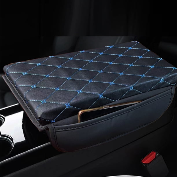 Cojín de espuma viscoelástica para reposabrazos de coche, funda protectora universal para reposabrazos central de coche, alargada y engrosada