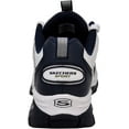 thumbnail image 3 of Skechers Men's Energy Afterburn Lace-Up White/Navy Blue Sneaker 14 M US, 3 of 5