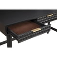 thumbnail image 3 of Origins by Alpine Black Pearl Large Wood Desk in Black, 3 of 4