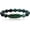 YA5287-Dark Green, variant on Unique Tibetan 9 Eye Dzi Bead Stretch Bracelet for Men Natural Agate and Green Jade Stone Prayer Bracelet Classic Meditation Spiritual Jewelry Meaningful Gift for Religious Beliefs