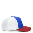 thumbnail image 3 of Signatures Trucker Golf Hat, Snapback, One Size, Red/White/Blue, 3 of 9
