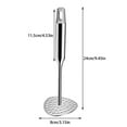 thumbnail image 2 of Xecvkr Stainless Steel Potato Masher Manual Crusher for Baby Food Puree Avocado Kitchen Tool with Comfortable Grip, 2 of 5