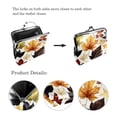 thumbnail image 3 of Leaves Premium Microfiber Slim Wallet with Zinc Alloy Jaws - Compact Coin Purse for Men and Women - 4.3x4.7 Inches/11x12 cm - Stylish and Durable Design - Lightweight and RFID Blocking, 3 of 7