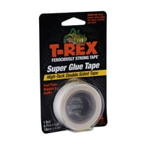 T-Rex Double Sided Super Glue Tape - Clear, 0.75 in. x 5 yd.