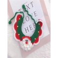 thumbnail image 2 of 1pc Knitted Christmas Santa Claus Pattern Pet Collar, 2 of 5