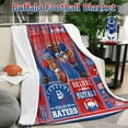 thumbnail image 2 of Buffalo Blanket Gifts for Men Boys Kids Women Football Fans Team Color Throw Blanket Merch, 50x60 Inches, 2 of 3