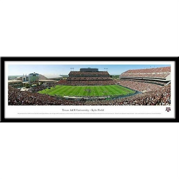 Texas A&M Aggies Framed Stadium Print