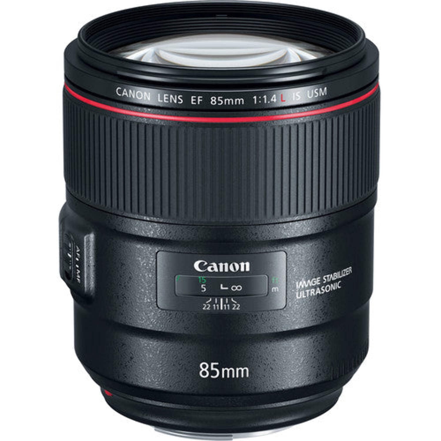 Canon EF 85mm f/1.4L IS USM - DSLR Lens with IS Capability, Black - 2271C002