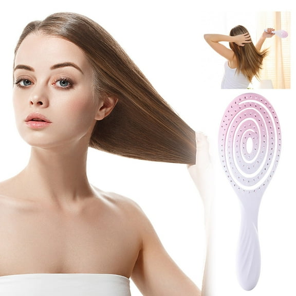 Gradient Hollow Comb Hair Brush for Effortless Styling and Gentle Detangling on All Hair Types