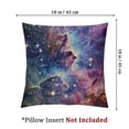 thumbnail image 4 of Throw Pillow Cover Outer Space Galaxy Pattern Universe Space Nebula Astronomy Theme Mystery Astral Cluster Decor Lumbar Pillow Case Cushion for Sofa Couch Bed Standard Queen, 4 of 7