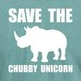thumbnail image 3 of CafePress - Chubby Unicorn Rhino T Shirt - Mens Comfort Colors Shirt, 3 of 5