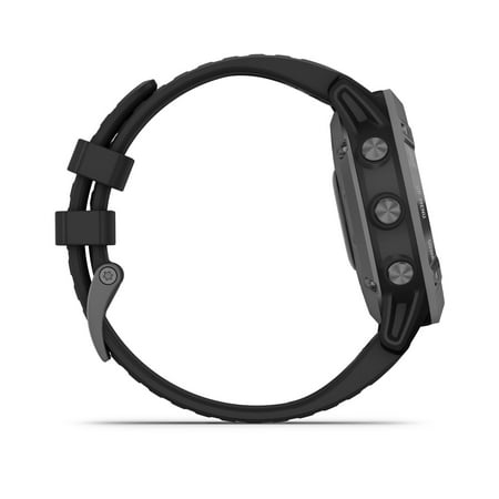 Garmin - fēnix 6 Pro Solar GPS Smartwatch 47mm Stainless Steel - Slate Gray