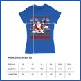 thumbnail image 5 of Tee Hunt Santa Claus Riding a Unicorn T-Shrit Merry Christmas Ugly Sweater Women's T-Shirt Tee, Blue, XX-Large, 5 of 5