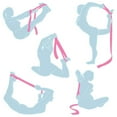 thumbnail image 2 of Pink 10' Extra-Long Cotton Yoga Strap with Metal D-Ring, 2 of 7