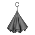 thumbnail image 4 of de lluvia plegable, compacto y con cierre reversible, para mujer, para ir de compras Gris, 4 of 8