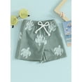 thumbnail image 3 of Bagilaanoe Toddler Baby Boys Swim Trunks Print Elastic Waist Shorts 6M 12M 18M 24M 3T 4T Kids Beach Shorts Swimwear Bathing Suit, 3 of 8