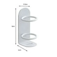thumbnail image 6 of ACDANC Electric Toothbrush Holder Wall Mount-2Pcs Single Slot Adhesive Bathroom Toothbrush Storage Organizer Rack, 6 of 7