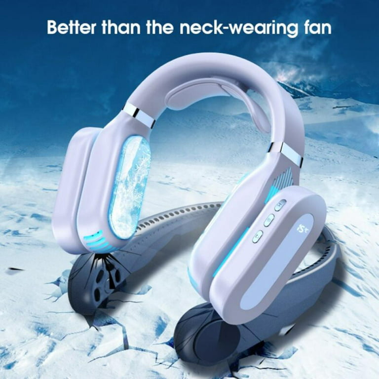 Pretty Comy Smart Neck Cooler Neck Heater 2 In 1 No Blades Fan, Portable  Air Conditioner Neck Fan Heating Cooling / Heating Neck Cooler Wear White