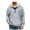 Light Gray #031, variant on Mens Waffle Hoodie Workout Casual Lightweight Long Sleeve Fall Work Drawstring Big and Tall Winter Hoodie Black XL