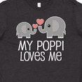 thumbnail image 4 of Inktastic My Poppi Grandpa Loves Me Youth T-Shirt, 4 of 5