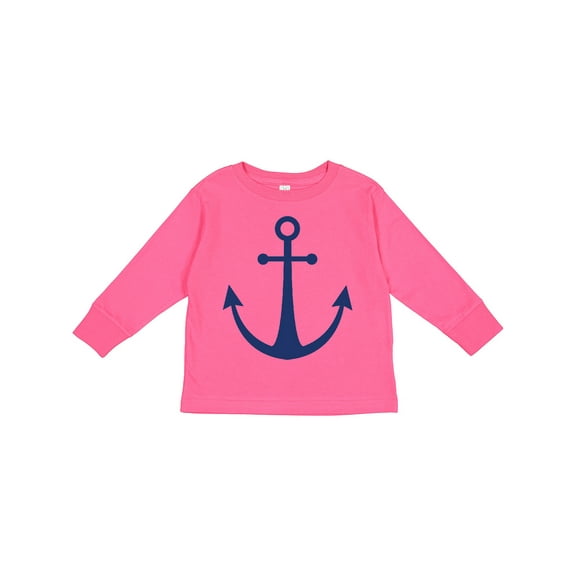 Inktastic Anchor Nautical Boys or Girls Long Sleeve Toddler T-Shirt