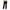 Black, variant on Mgmyaa Boys and Girls Dress Pants Kids Straight Formal Flat Front School Uniform Pants with Pockets 7-16 Years