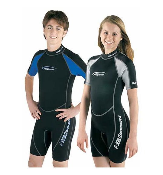 Details about   NeoSport by Henderson Junior Lavender Teen 2.5 mm Back Zip Shorty Wetsuit 