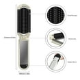 thumbnail image 2 of OPALESQUE 2 Pack Folding Hair Brush with Mirror, Wet & Dry Detangling Hair Brush, Mini Hair Comb Compact Travel Size Hair Massage Comb For All Types of Hair, 2 of 8