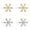 Multicolor, variant on 4PC Snowflake Rhinestone Hair Clips for Women, Bridal Wedding Party Holiday Hair Accessories, Rhinestone Hairpins for Girls and Women,1.6x2.1 Inch