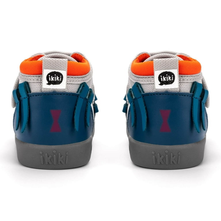 ikiki Spider Squeaky Toddler Shoes Blue/Gray