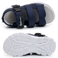 thumbnail image 4 of Blikcon Boys Adjustable Straps Summer Sports Sandals Hiking Beach Outdoor Open toe Sports Sandals(Color : Navy, Size : 9.5 Toddler), 4 of 8