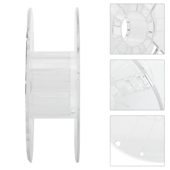 1 Pc 3D Printer Parts Transparent Reel Filament 1KG Spool Plastic Bobbin