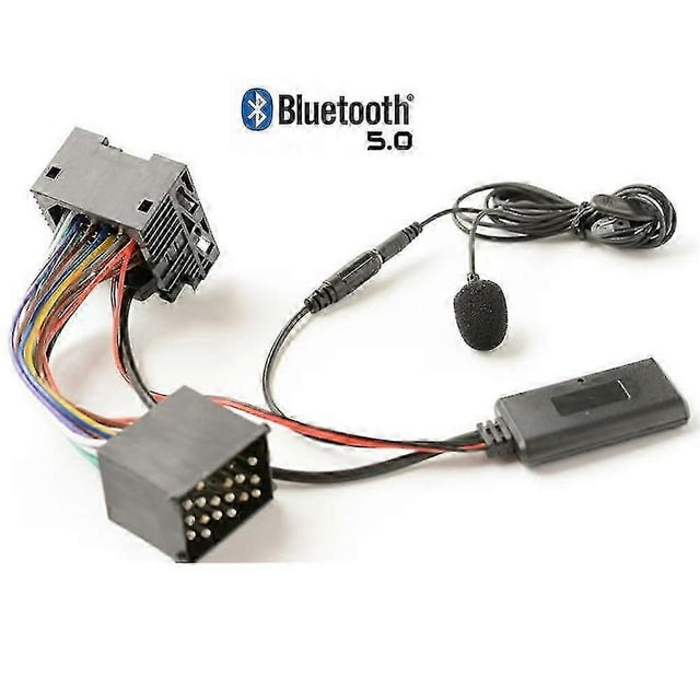 Bluetooth 50 Music Audio Adapter Microphone Cable For Bmw E36 E39 E46 E56 Mini Cooper For Land Rover