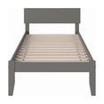 thumbnail image 3 of Orlando Lit Plateforme en Bois Massif Simple TG, Gris, 3 of 13