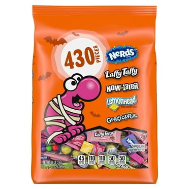 Nerds Classic Fun, Halloween Candy, Variety Mix Bag, 105.7 Ounce, 430 Pieces