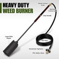 thumbnail image 3 of Propane Torch Weed Burner with 10FT Hose & Regulator, 500,000 BTU Heavy Duty Weed Burner with Flint Striker, Ideal for Snow Melting, Roofing, Roads & DIY Projects, 3 of 7