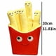 thumbnail image 2 of Plush Toy Emotional Support Smile French Fries Plush Stuffed Toy, Plush Sofa Pillow Car Accessories, Children's Pretend Play Accessories Toys 30cm/11., 2 of 5