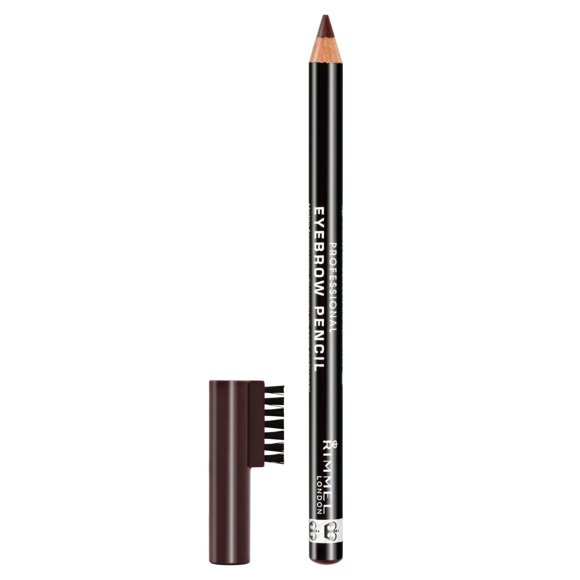 Rimmel Brow This Way Professional Pencil, Stunning Natural Look, 2 in 1 Brush & Pencil, 100% Cruelty-Free