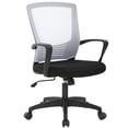 thumbnail image 1 of Ergonomic Office Chair Desk Chair Mesh Computer Chair Rolling Swivel Modern Executive Chair Adjustable Stool Back Support for Home, Office, White, 1 of 7