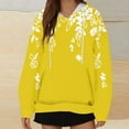 thumbnail image 1 of TIMIFIS Hoodies pour Femmes Automne Hiver Mode Manches Longues Imprimé Graphique Sweatshirts Décontractés à Capuche avec Poche, 1 of 5