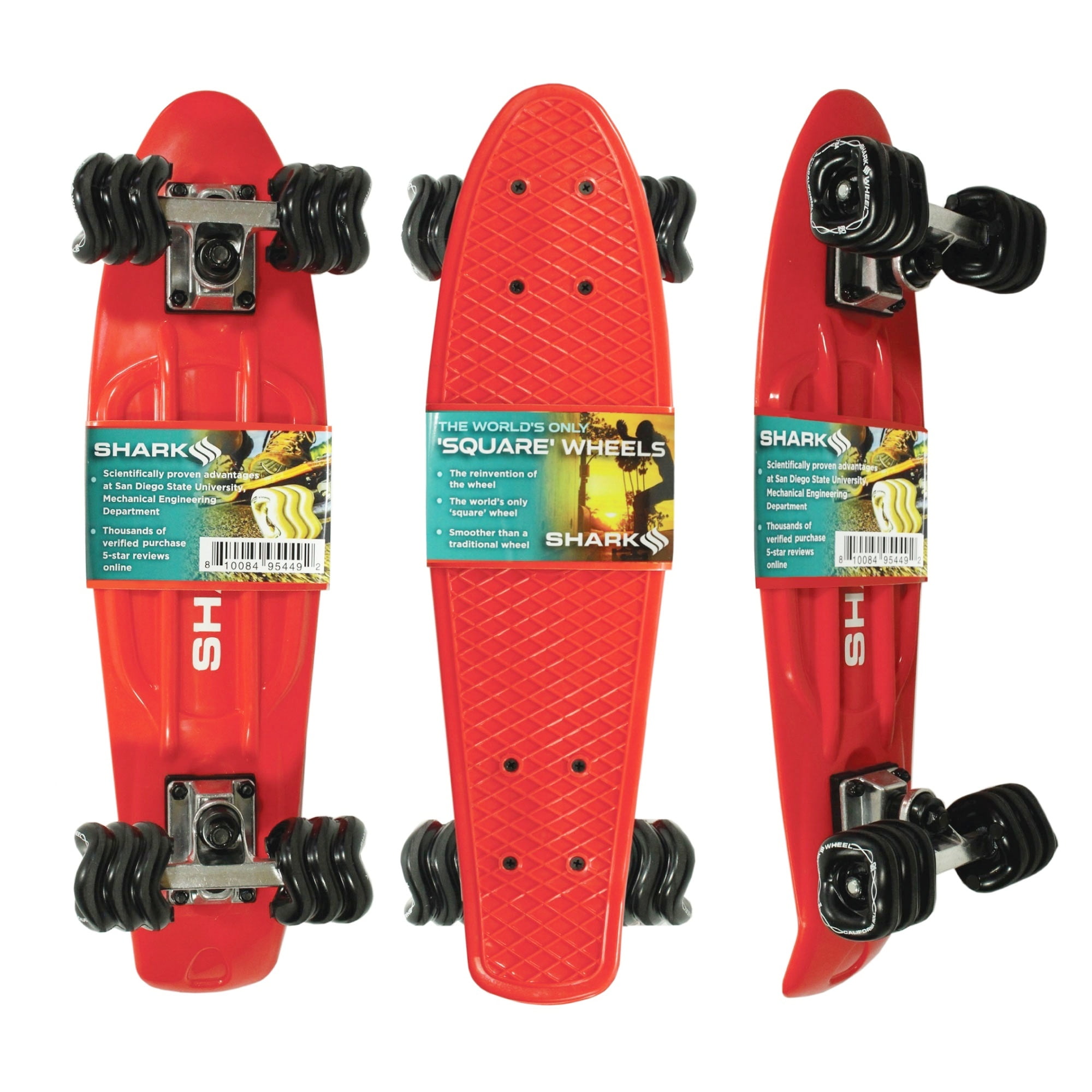 Walmart Black Friday Deals 2025 - Shark Wheel 22'' Red Polyboard