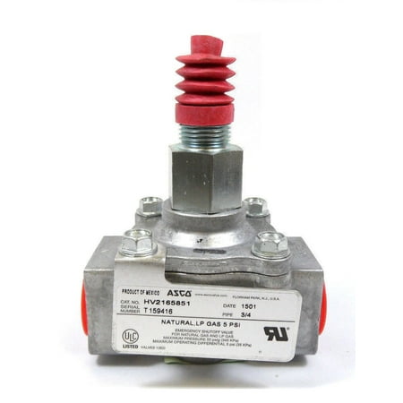 Asco Gas Solenoid Valve - Asco RedHat HV2165851 Solenoid Valve 3/4