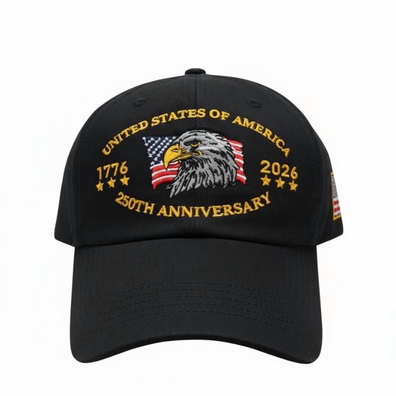 Americana Retro Hat for Men & Women - Commemorative 250th Anniversary Embroidered Baseball Cap