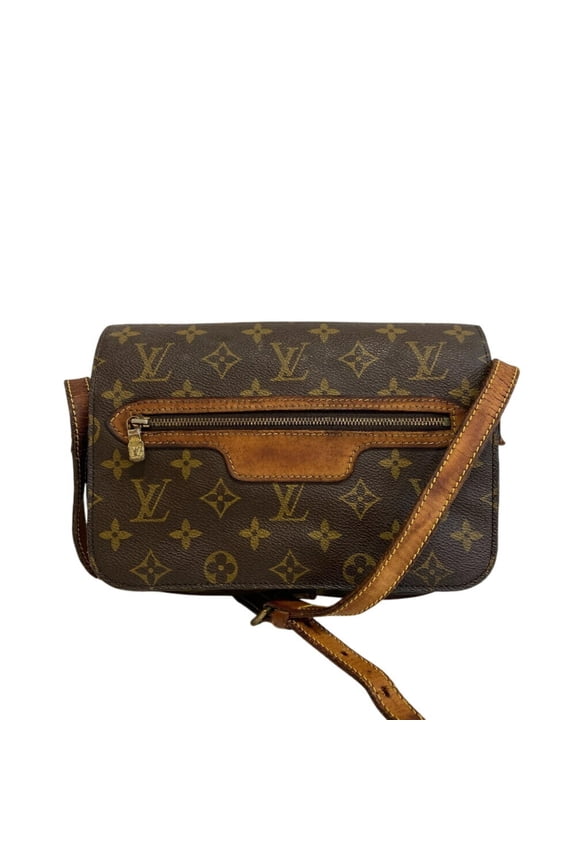 Pre-Owned LOUIS VUITTON M51210 Saint-Germain 24 Monogram Shoulder Bag Brown Women's (Fair)