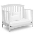 Delta Children Emerson 4in1 Convertible Crib Greenguard Gold Certified, Bianca White
